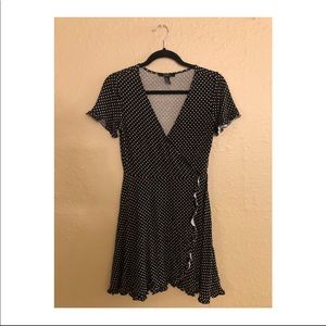 Forever 21 Polka Dot Wrap Dress
